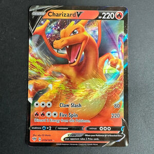 Pokemon TCG Charizard V SWSH03: Darkness Ablaze Ultra Rare 019/189 NM